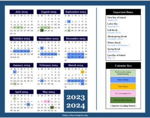 FCA 2023-2024 Calendar